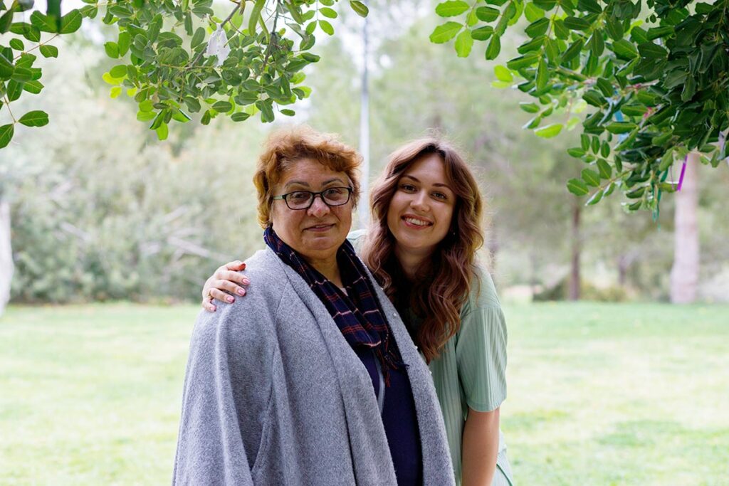 mother and daughter after completing addiction treatment