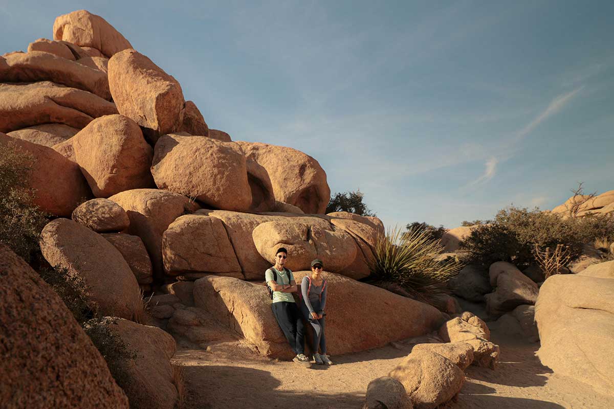a man and a woman hiking around Temecula Area