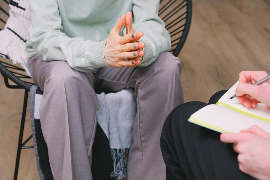 one on one counseling session