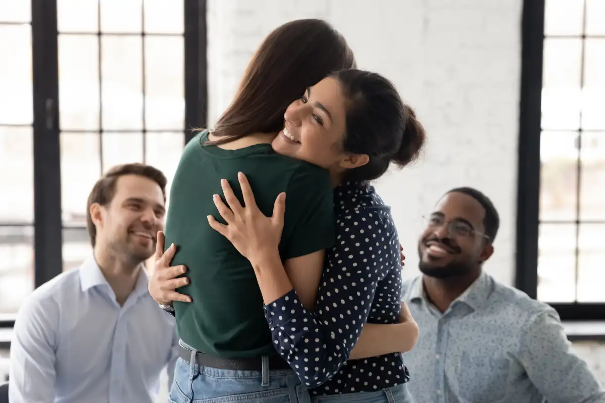 men and women during group therapy building real relationships